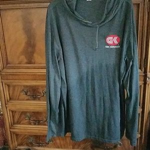 3XL hooded work shirt